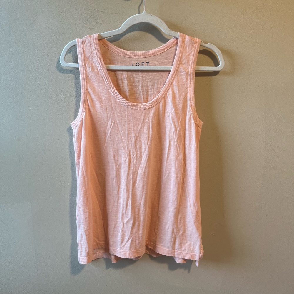 LOFT Women's Pink Tank Top